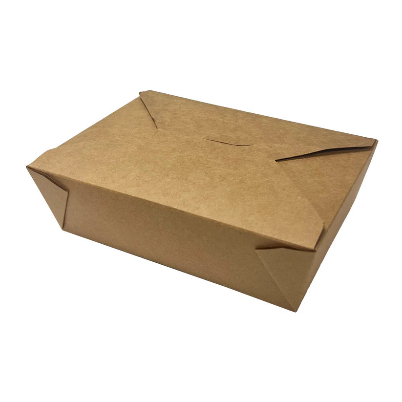 #3, Kraft Paper Takeout Box, 66oz, 1950ml | 200/BX