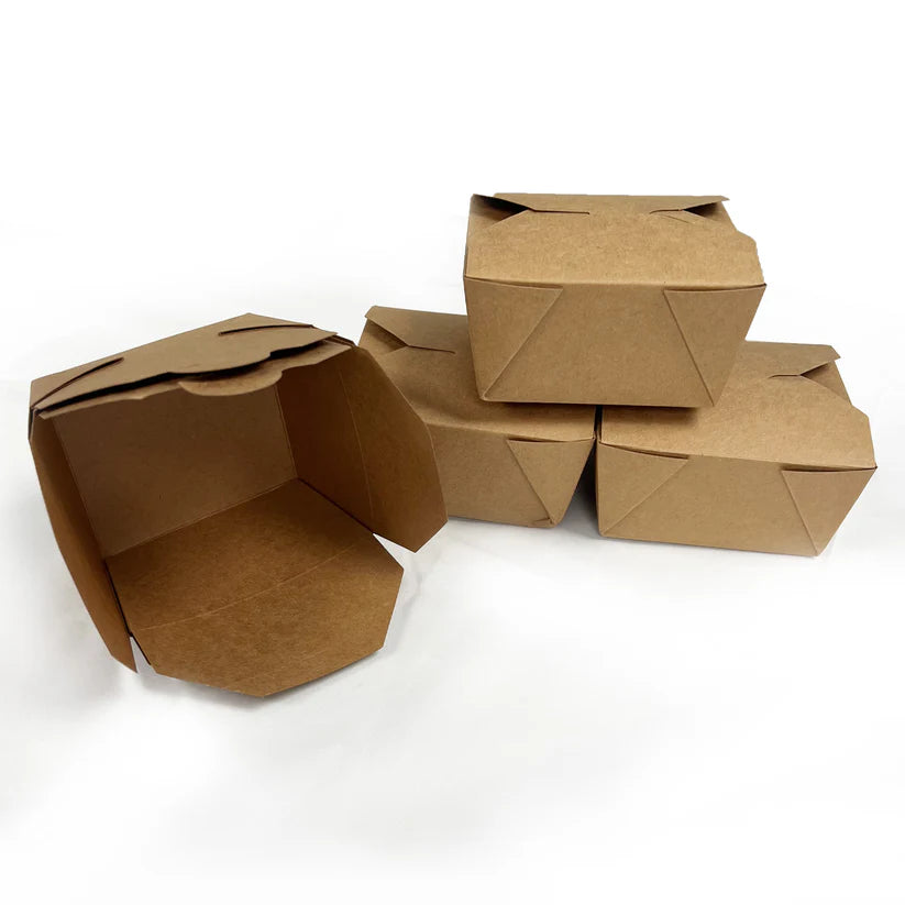 #1, Kraft Paper Takeout Box, 26oz, 770ml | 400/BX